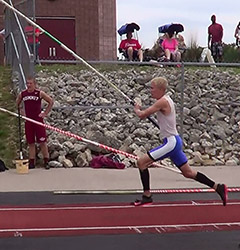 Aaron at Sectionals at Rockwood Summit