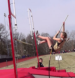 Annie at Herculaneum meet