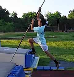 Hasib at practice