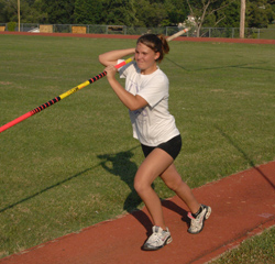 Jasmine at practice