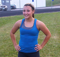 Kayla at Practice at Windsor