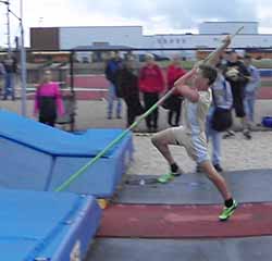 Luke at Hillsboro meet