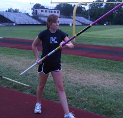 Megan at Practice at Windsor