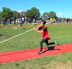 Sam at Windsor meet